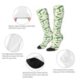 thumbnail image 6 of Lsque Tulips Flowers Printed Crew Socks Men's Women's LightWeight Thin Casual Calf Socks ,Knee High Socks,Cotton Socks, 6 of 9