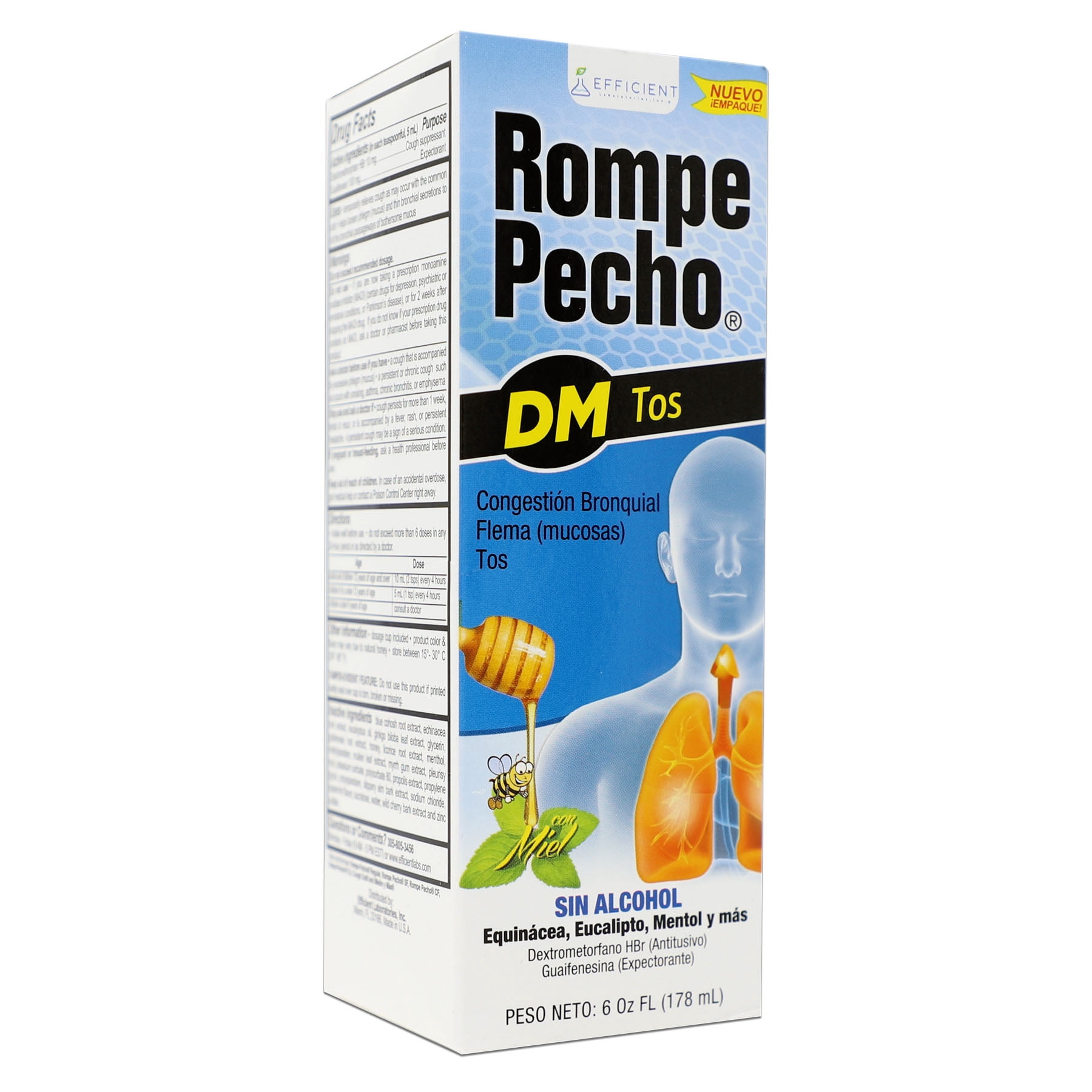 Rompe Pecho DM 6oz - Cold and Cough Syrup