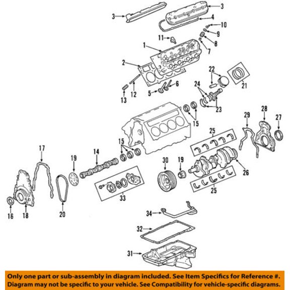 GM OEM-Engine Piston 19208472