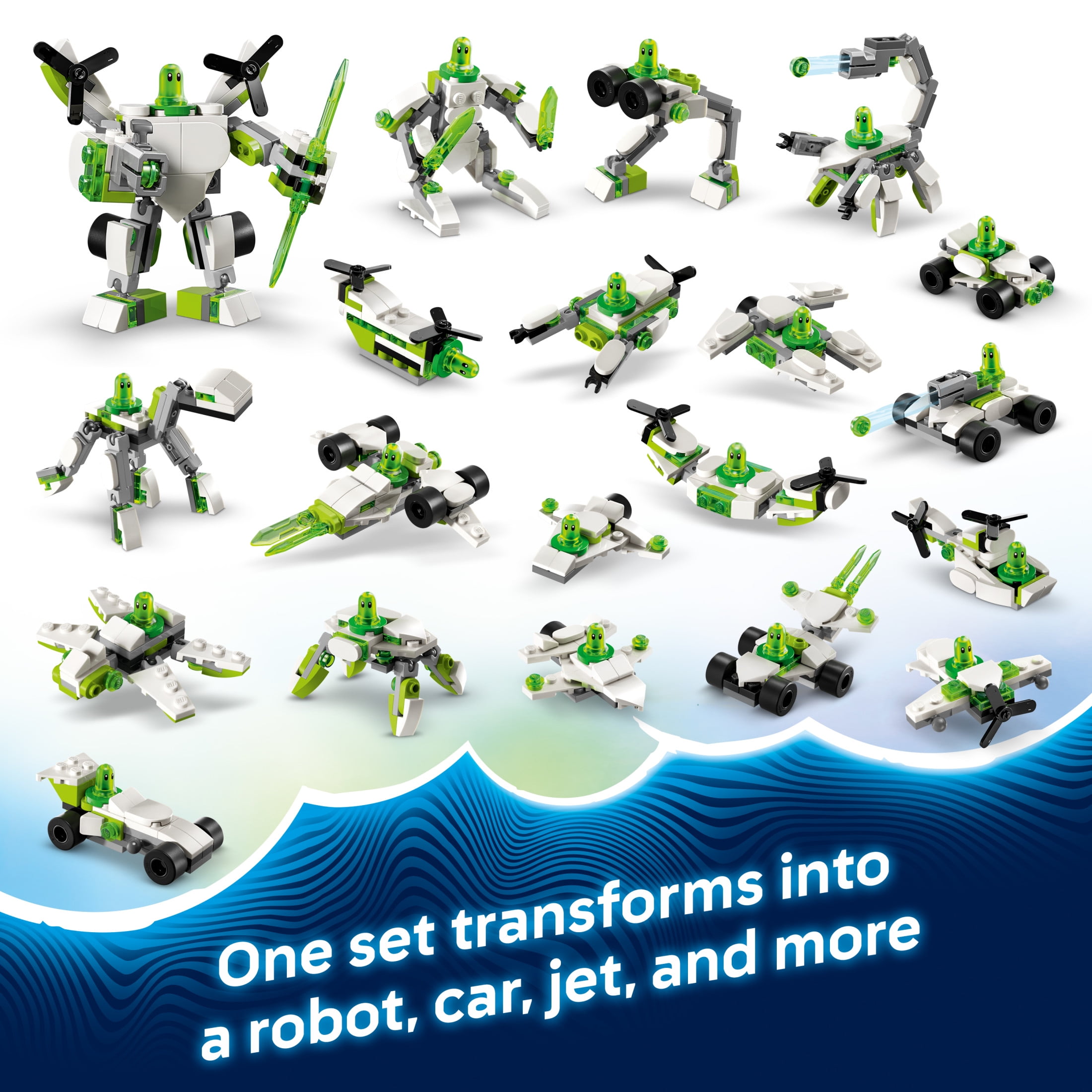 LEGO DREAMZzz ZBlobs Robot and Vehicle Adventures Robot Toy Building Kit  Mech Suit Set for Kids, B(图5)