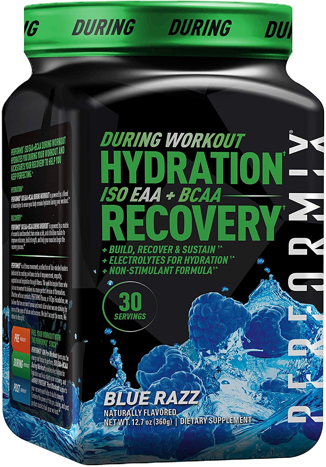 PERFORMIX® ISO EAA+BCAA DURING WORKOUT BLUE RAZZ 30 Servings Walmart