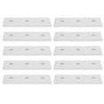 thumbnail image 1 of 10 Pcs Plaque de Réparation Plate en Aluminium Plaque de Jonction 3 Trous Plaque de Jonction Plate en Aluminium pour Rallonge Droite, 1 of 7