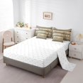 thumbnail image 3 of meiyoeat Earthy Aztec 7 Pieces Full Size Bedding Sets For Men Women,Rustic Tribal Full Size Bed in a Bag,Beige Black,Reversible, 3 of 7