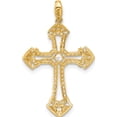 thumbnail image 3 of 10K Yellow Gold Polished Cz Fancy Cross Pendant (Width 19.2) (Length 24.8) - Jbsp, 3 of 5