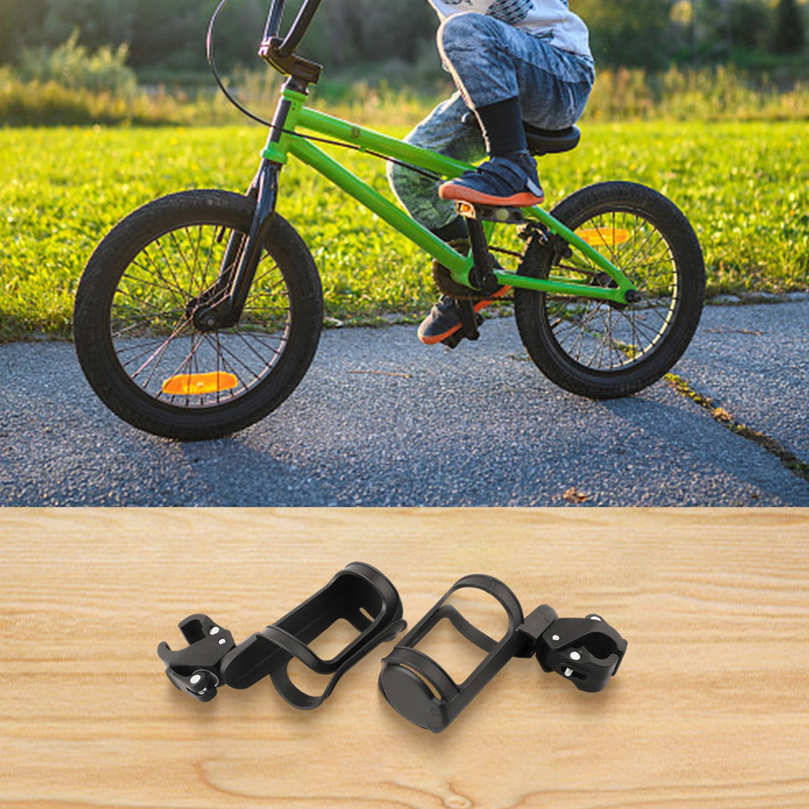 4Pcs Bottle Holders Nylon Adjustable Water Cup Holders For Stroller Kids Scooter Fangkenuo