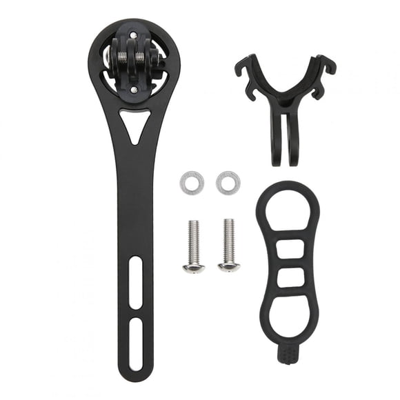 Metal Bicycle Riding Code Table GPS Seat Extension Mount Bracket for Bryton / Garmin / WAHOOblack