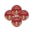 thumbnail image 7 of 15 Inch Round Placemats Set of 4, Gingerbread Red Non Slip Heat Insulation PP Table Mats, Christmas Winter Snowflake Washable Place Mats for Kitchen Dining Party Table Decor, 7 of 7