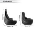 thumbnail image 3 of Unique Bargains 1set Front and Rear Mud Flaps Splash Guards Mud Guards for Audi Q7(Sport) 2006-2015 W/Mount Accessories, 3 of 6