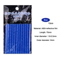 thumbnail image 3 of 12Pcs Bicycle Wheel Spoke Reflectors, 360° Reflective Visibility Boost For Cycling Safety, Easy Snap-In Installation On Standard Spokes Fits 8-Inch Toddler To 24-Inch Bikes, 3 of 3