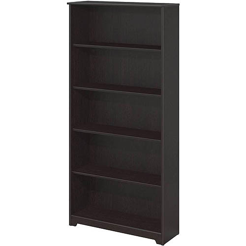 Bush Furniture Cabot 5-Shelf Bookcase, Multiple Colors