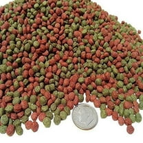 4mm - 3/16" Spirulina Green Grow & Color Enhancing Mix of Floating Pellets for LG Tropicals, Koi and All Pond Fish - 1-lb