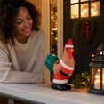 thumbnail image 7 of Blow Mold Rooster Indoor/Outdoor Christmas Decoration, Multicolor, 7.87", 7 of 7