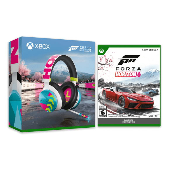 Forza 6 PLUS Casque sans fil Xbox – Édition limitée Forza Horizon 6 – pour Xbox Série X|S, Xbox One, PC et appareils compatibles en nuage