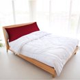 thumbnail image 2 of PiccoCasa 1Pc Pillowcase Zipper Long Staple Cotton, Queen Dark Red, 2 of 10