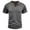 Grey, variant on Caqnni Men's Loose Fit Short-Sleeve Pocket Henley T-Shirt (Grey,M)