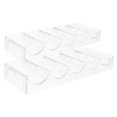 thumbnail image 1 of KAKOWELY Plateau de Puces de poker 2 Pcs Organisateur de Puces de poker Transparent Plateau à Multiples Compartiments Support de Rangement de Puces de poker Résistant à l'Usure 7.87"X3.07"X1.14 Pouces, 1 of 4