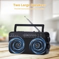 thumbnail image 4 of Radio SEMIER AM FM portátil de onda corta con altavoz Bluetooth, 4 of 7