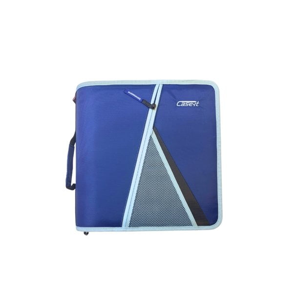 Case It D145PP Large Capacity Zipper Binder, 3 Rings