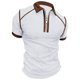 thumbnail image 1 of Gibobby Playera Polo Camisa de Polo para para Hombre(Blanco,M), 1 of 5
