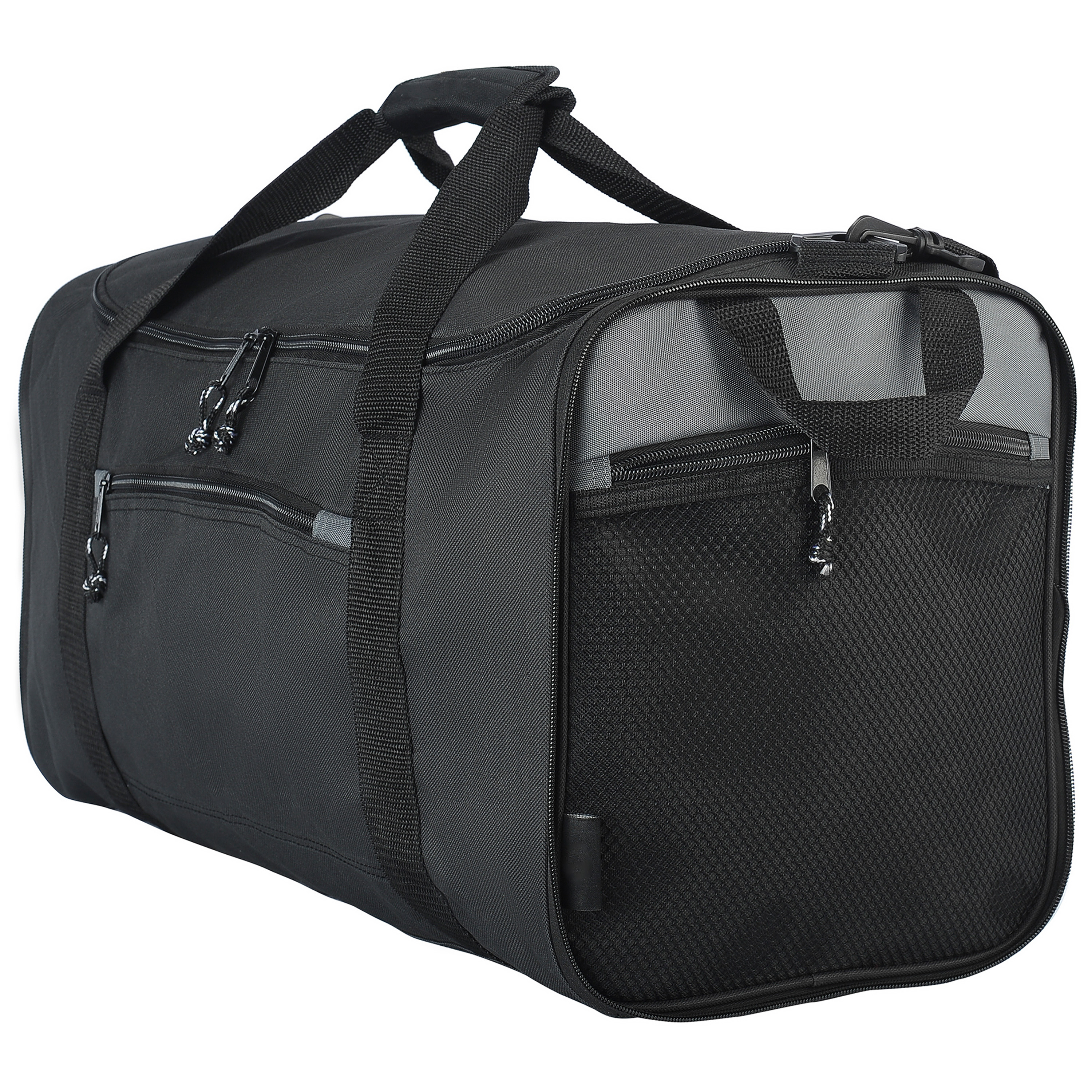 Protégé 20" Collapsible Sport and Travel Duffel Bag, Black - image 4 of 11