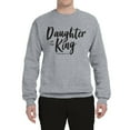 thumbnail image 2 of Wild Bobby Daughter Of The King 2 Corinthians 6:18 Inspirational/Christian Unisex Crewneck Graphic Sweatshirt, Heather Grey, Small, 2 of 5