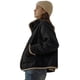 thumbnail image 4 of Chaqueta Acolchada Informal de Invierno para Mujer, Larga, con Botones, Estilo Plumífero, Abrigo Acolchado. Negro M, 4 of 10