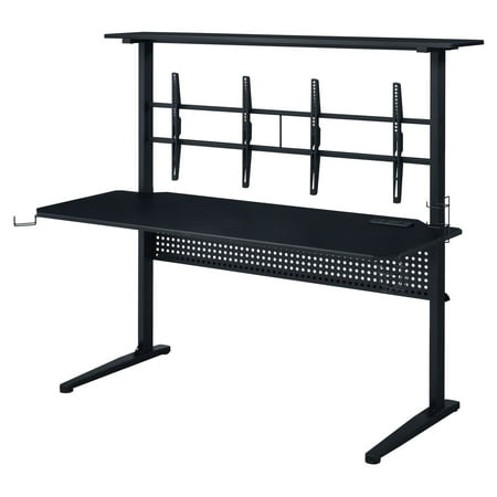UPC: 0840412294150 | ACME Canzi Gaming Table with USB Port in Black