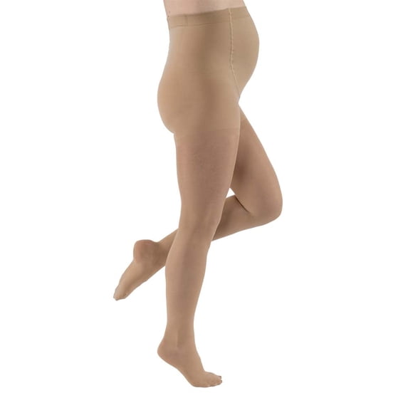 JOBST UltraSheer Compression Stockings, 20-30 mmHg, Maternity, Closed Toe, Natural, Small