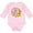 AD-Pink, variant on Inktastic My Great Grandma Loves Me with Sunflower Wreath Boys or Girls Long Sleeve Baby Bodysuit