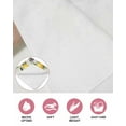 thumbnail image 5 of Summer Lemon Kitchen Dish Towels for Drying Dishes Set of 2, Farmhouse Country Vintage Linen Texture Waffle Weave Microfiber Terry Hand Tea Bathroom Towels Quick Dry & Absorbent Towel 12x12, 5 of 7