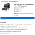 thumbnail image 2 of Rear Brake Shoe Set - Compatible with 1991 - 1998 Toyota Tercel - Power Stop, 2 of 2
