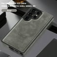 thumbnail image 2 of Designed for Samsung Galaxy S22 Plus Magnetic Phone Case,Compatible with Mag-Safe,Heavy Duty Protection,PU Leather Shockproof Non-Slip Durable Rugged Ultra Slim Thin Fit Phone Case,Gray, 2 of 7