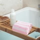 thumbnail image 5 of Toallas de mano premium de terciopelo de microfibra ultrasuave (paquete de 2), tejido de secado rápido y alta absorción para baño, cocina y hotel, 33 x 73 cm, juego de 2 Aestivo | Rosa |, 5 of 7