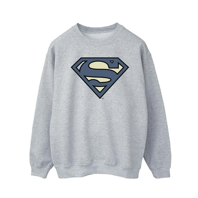 DC Comics Chandail Molletonné pour Hommes Superman à Logo Bleu Indigo