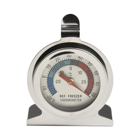 1pc Refrigerator Thermometer -30~30°C/-20~80°F Classic Fridge Analog Thermometer Large Dial With Red Indicator Thermometer