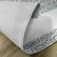 thumbnail image 5 of Ambesonne Damask Place Mats Set of 4, Baroque Damask Curves, Standard Size, Grey Pale Grey, 5 of 6
