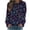 VKOYWKM-ZQR1-Navy, variant on VKOYWKM Oversized Sweatshirts Women Halloween Ghost Print Pullover Long Sleeve Crew Neck Sweatshirts Fall Sweatshirt