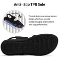 thumbnail image 6 of Ablanczoom Womens Sandals: Non-Slip Summer Comfortable Flat Sandals Women Beach Shoes, 6 of 7