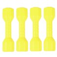 thumbnail image 3 of OUNONA 4Pcs Plastic Exercise Dumbbells Yellow for Hand Eye Coordination and Gymnastics Performance, 3 of 5