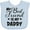 Blue, variant on Inktastic My Best Friend is My Daddy with Hearts Boys or Girls Baby Bib