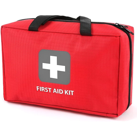 Thrive First Aid Kit 291-Piece Emergency Medical Supply Kit for Car, Home, Travel & Camping