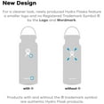 thumbnail image 3 of Hydro Flask Water Bottle - Stainless Steel & Vacuum Insulated - Wide Mouth 2.0 with Straw Lid - 20 oz, Hibiscus, 3 of 7