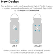 Hydro Flask Water Bottle - Stainless Steel & Vacuum Insulated - Wide Mouth 2.0 with Straw Lid - 20 oz, Hibiscus