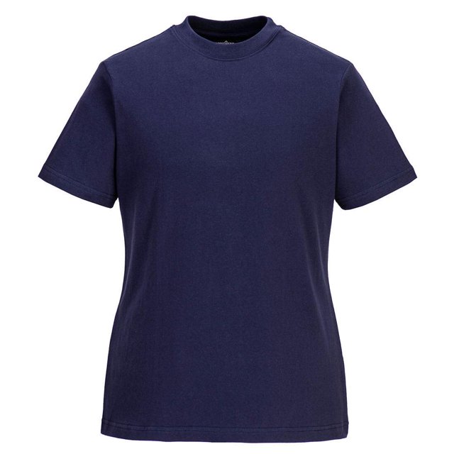 Portwest - Camiseta Lisos para Mujer (Marino)