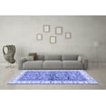 thumbnail image 3 of Ahgly Company Indoor Square Oriental Blue Traditional Area Rugs, 4' Square, 3 of 4