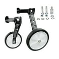 thumbnail image 2 of DYNWAVECA 1 Pair Kids Bike Training Wheels Accessory Auxiliary Wheels Metal Bracket Adjustable Stabilizers for Bicycling Riding Black, 2 of 10