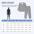 thumbnail image 4 of Fotbe Polka Dot Christmas Dog Pijama de Hombre con Estampado de Manga Larga, Conjunto de 2 Piezas, Ropa de Dormir Suave y Cómoda con Bolsillos-XX-Large, 4 of 7