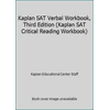 Kaplan SAT Verbal Workbook, Used [Paperback]