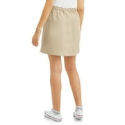 Real School Juniors' Pleat Front Scooter School Uniform Skirt