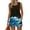 Black, variant on Two Piece Sets for Women - Women's Summer Casual Shorts Set Sleeveless Square Neck Athletic Top with Pockets and Drawstring - Vacation Outfit,Army Green L